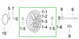 3379 | Alloy Rear Wheel 18" | TSF250