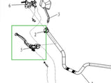 5078 | brake and throttle assy| ATV125