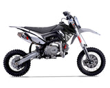 Thumpstar - TSX 125cc GR Dirt Bike Black Stickers