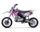 Thumpstar - TSB 110cc GR Dirt Bike Pink Stickers