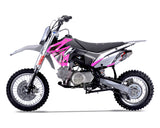 Thumpstar - TSB 110cc Dirt Bike Pink Stickers
