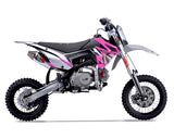 Thumpstar - TSX 125cc GR Dirt Bike Pink Stickers