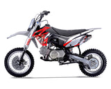 Thumpstar - TSB 110cc GR Dirt Bike Red Stickers