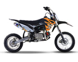 Thumpstar - TSB 110cc Dirt Bike orange Stickers