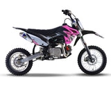 Thumpstar - TSB 125cc E Dirt Bike Pink Stickers