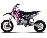 Thumpstar - TSK 110cc E Dirt Bike Pink Stickers