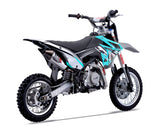 Thumpstar - TSB 110cc GR Dirt Bike Cyan Stickers