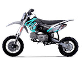 Thumpstar - TSX 125cc GR Dirt Bike Cyan Stickers