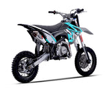 Thumpstar - TSX 125cc GR Dirt Bike Cyan Stickers