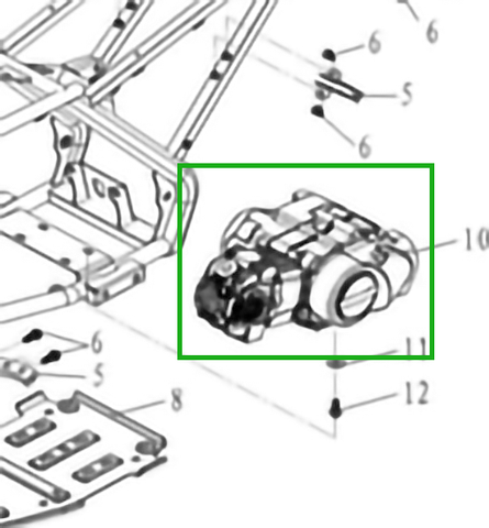 5048 | Engine | ATV125 | E1