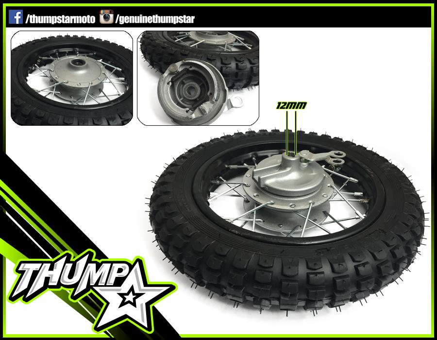7614 | 10" Front Wheel and Tyre | Silver