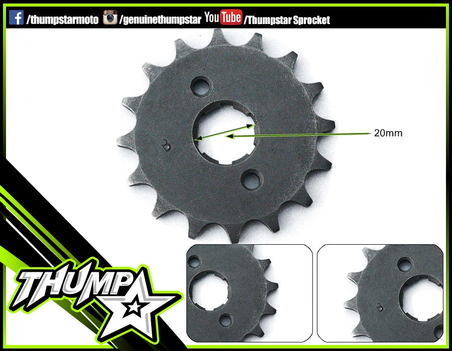 7188 | Front Sprocket | 20mm Shaft | 420 x 14T |